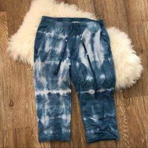 Tie dye Cropped Sweatpants
